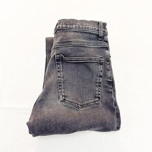 Everlane The Cheeky Jean Charcoal Gray Wash Denim Jeans Straight Leg Size 27